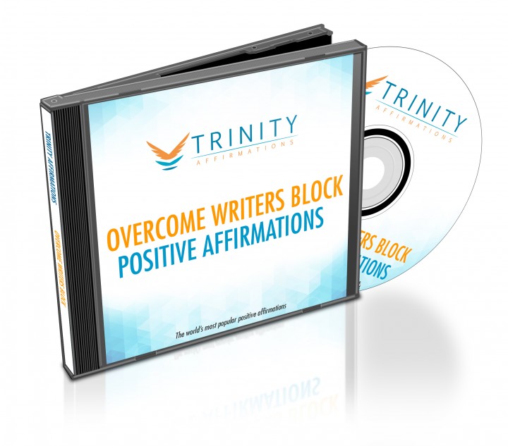 Overcome Writer's Block Affirmations CD Album Cover